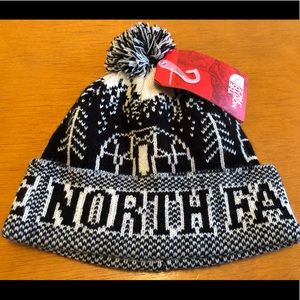 The North Face Isle Beanie Pom Mountain Culture Bl